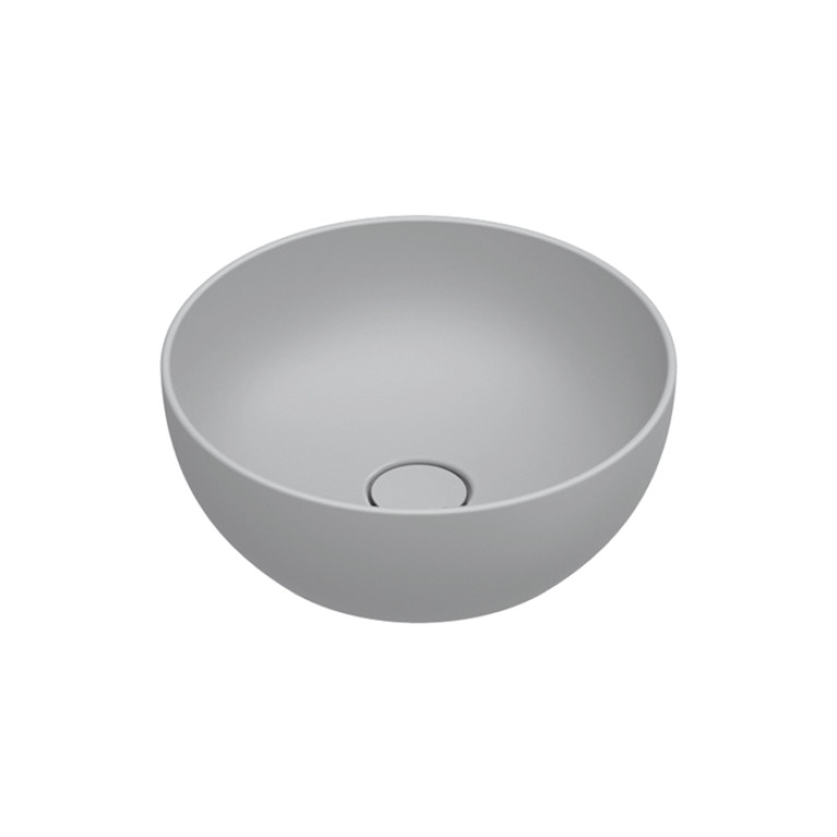 Catalano GREEN Раковина D40 h15 накладная, без отв. под смеситель, покрытие Cataglaze+, цвет Cemento Satinato