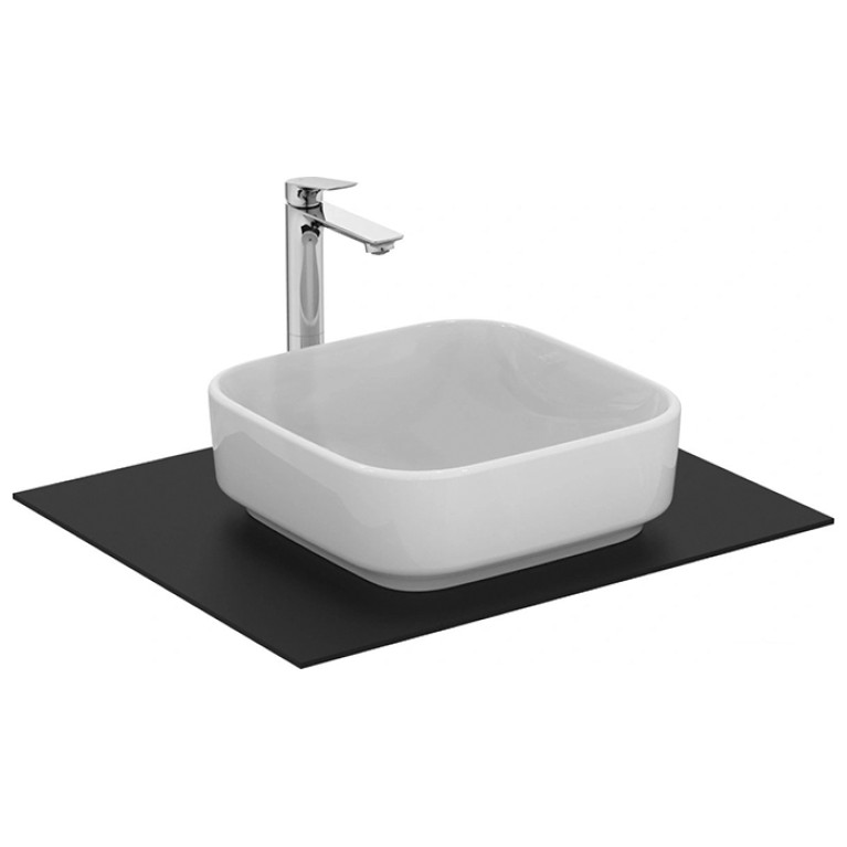 Ideal Standard i.life B Раковина 380х380хh130 мм, накладная, без отв. под смес., без перелива, без крепежа, цвет: белый глянец