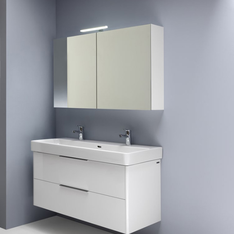 LAUFEN PRO S Раковина накладная  120 см , без отв под смеситель,  цвет белый глянцевый