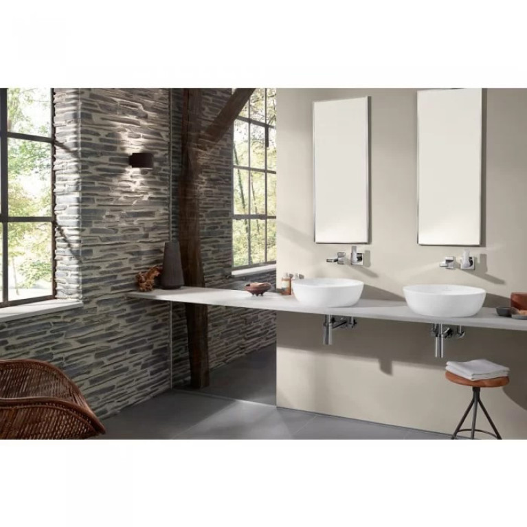 VilleroyBoch Artis Раковина накладная 430*430*125h, без отв. под смеситель, без перелива, TitanCeram, цвет альпийский белый