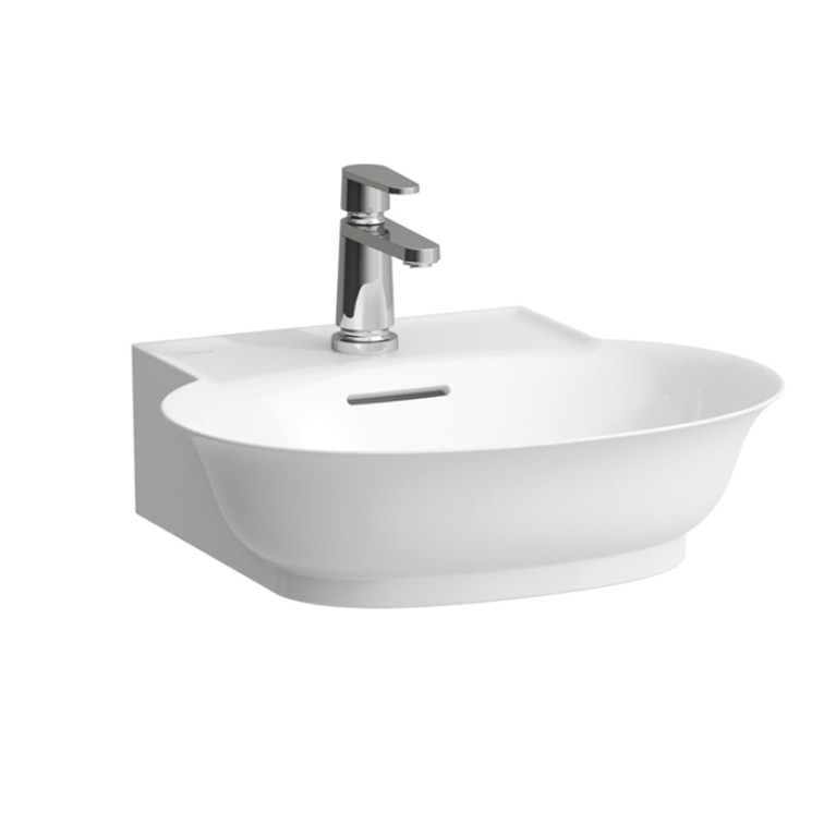 Laufen New Classic Раковина подвесная овальная 500х450х135 мм, с 1 отв под смеситель,с переливом, цвет белый матовый