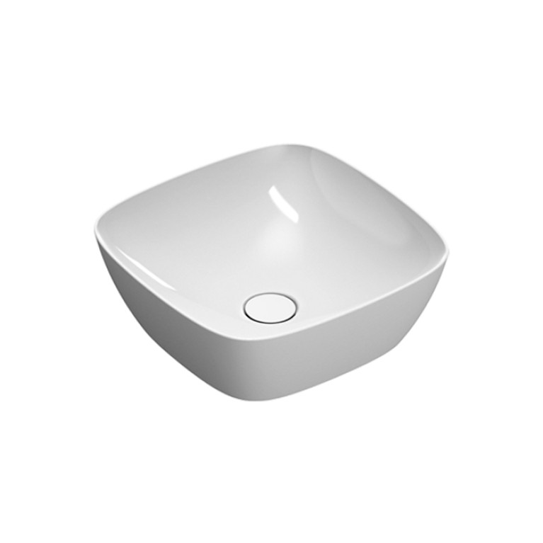 Catalano ALVEA Раковина 40x40 накладная, без отв. под смеситель, покрытие Cataglaze+, цвет белый глянцевый (СПЕЦ.ЦЕНА с нашего склада!)