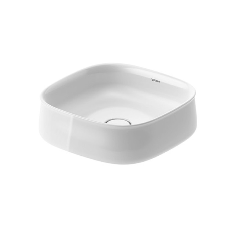 Duravit Zencha Раковина  накладная 42х42х14 см, без отв под смеситель, цвет белый глянцевый