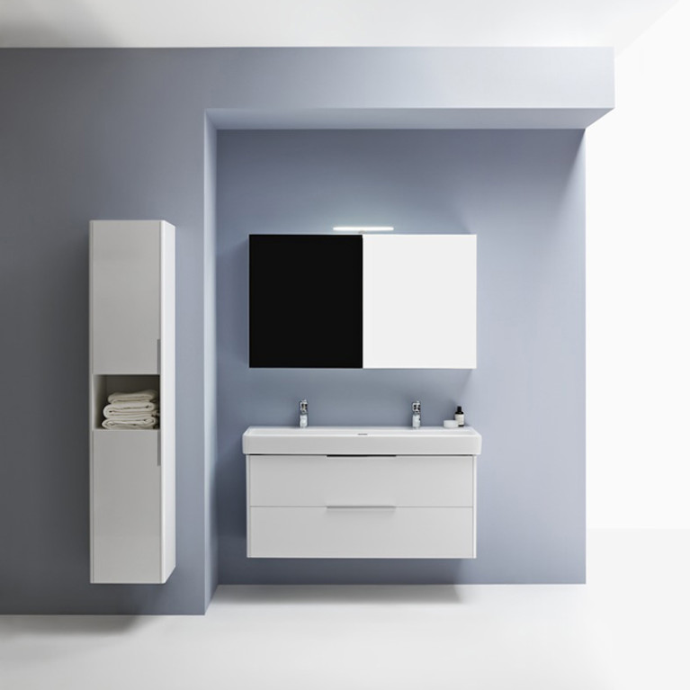 LAUFEN PRO S Раковина накладная  120 см , без отв под смеситель,  цвет белый глянцевый