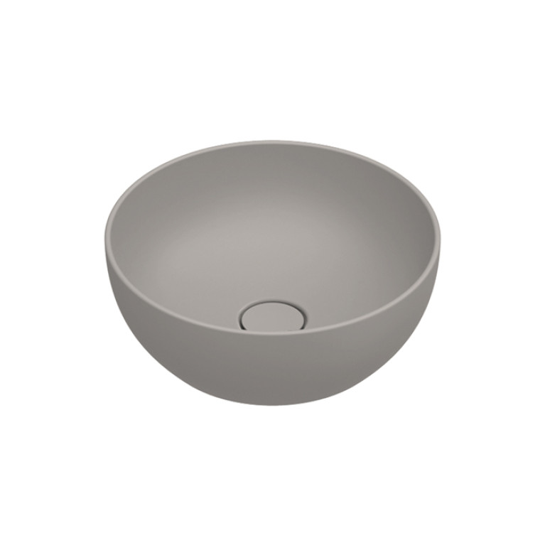 Catalano GREEN Раковина D40 h15 накладная, без отв. под смеситель, покрытие Cataglaze+, цвет Tortora Satinato