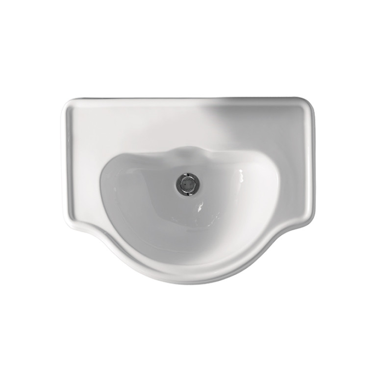 KERASAN Retro Раковина 62х45,5см без отв. под смеситель, цвет белый