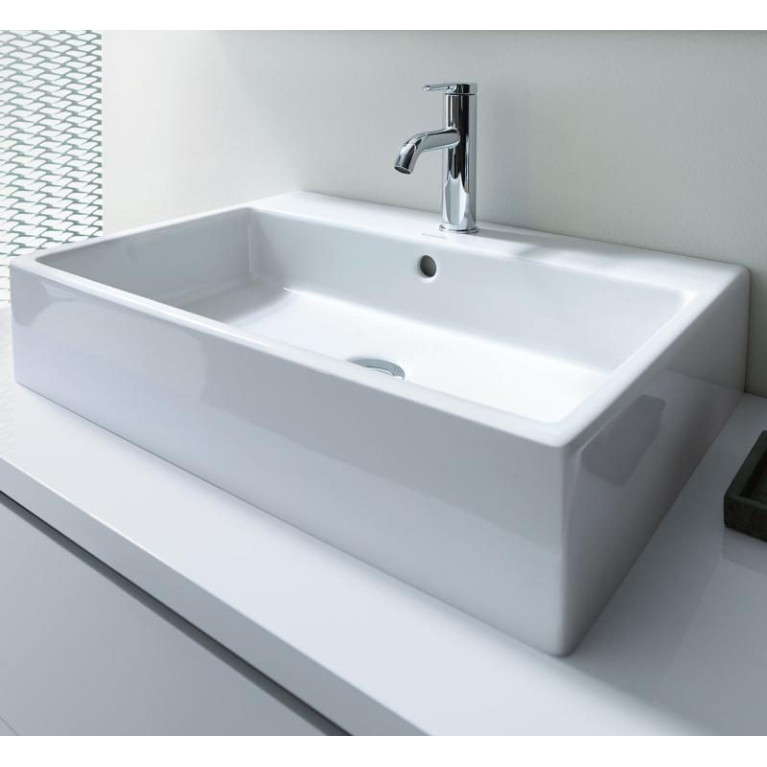 Duravit Vero Раковина  800x470мм для мебели, с переливом с 1 отверстием под смеситель. Цвет: белый