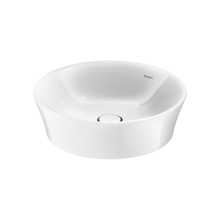 Duravit White Tulip Раковина ? 500  мм накладная без отв под смес, с керам крышкой без перелива, цвет: белый