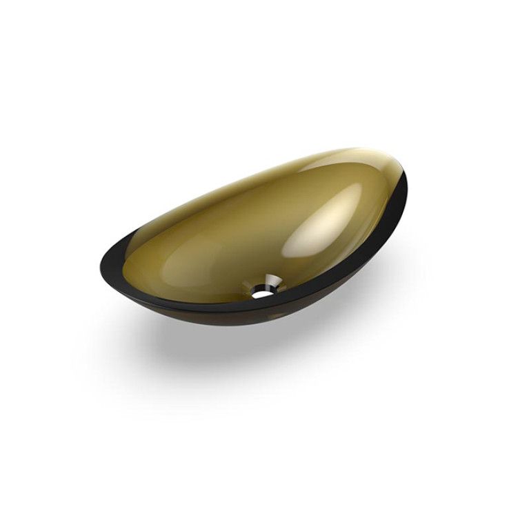 Knief Charm Shape Раковина накладная из полимерного материала 581x331x169 мм, цвет Pyrit # 030