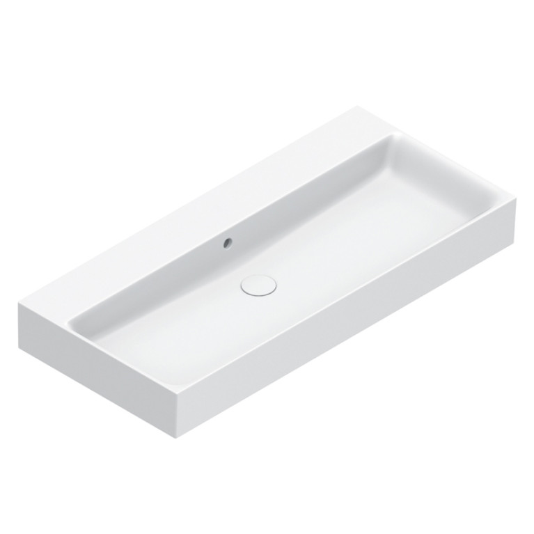 Catalano PREMIUM Раковина 100x47, без отв. под смеситель, покрытие Cataglaze+, цвет белый глянцевый