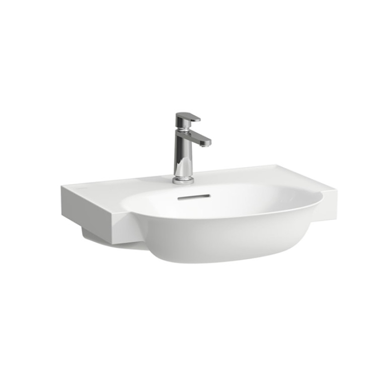 Laufen New Classic Раковина накладная овальная 600х480х75 мм, без отв под смеситель,с переливом, цвет белый матовый