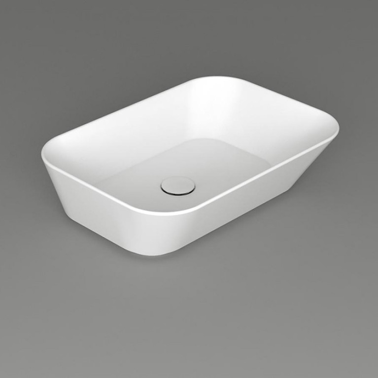 SIMAS WAVE Раковина чаша прямоугольная  60х42х16,5 см,без отв под смеситель,цвет белый