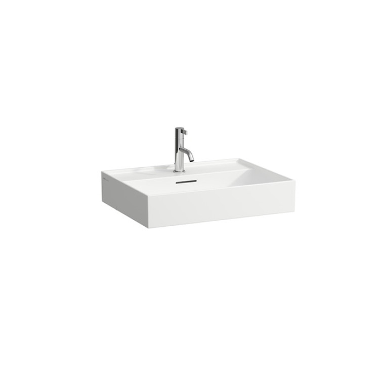 Laufen Kartell Раковина 600х460х120мм с 1 отв. под смеситель, с покр. LLC, цвет: белый