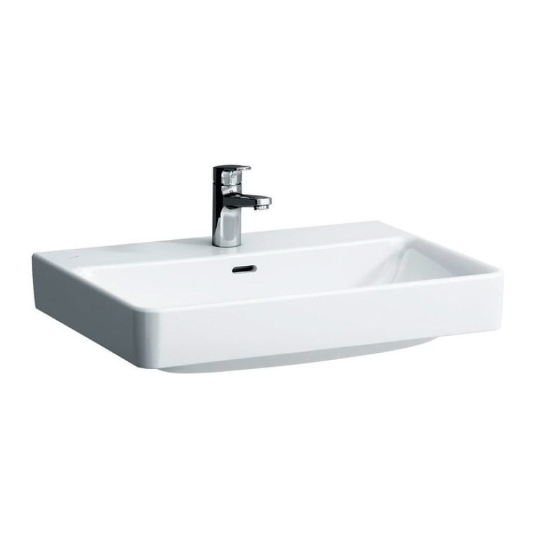 Laufen Pro S Раковина 650х465х95 мм,подвесная/для базы, с 1 отв. под смесит, цвет: белый (Последние 8 шт продаем с базой 4.0229.2.110.26)