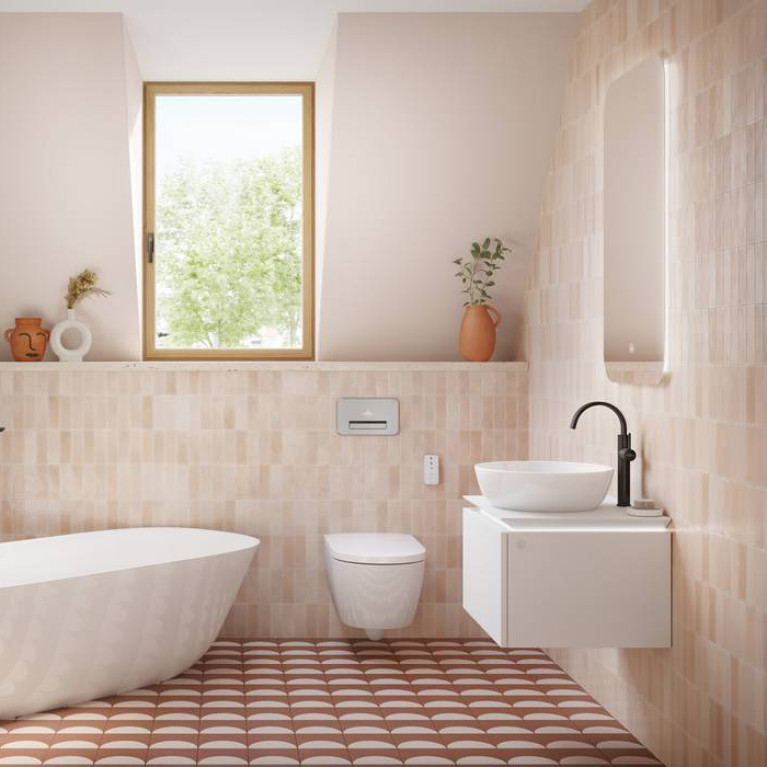 VilleroyBoch Artis Раковина накладная 430*430*125h, без отв. под смеситель, без перелива, TitanCeram, CeramicPlus, цвет альпийский белый