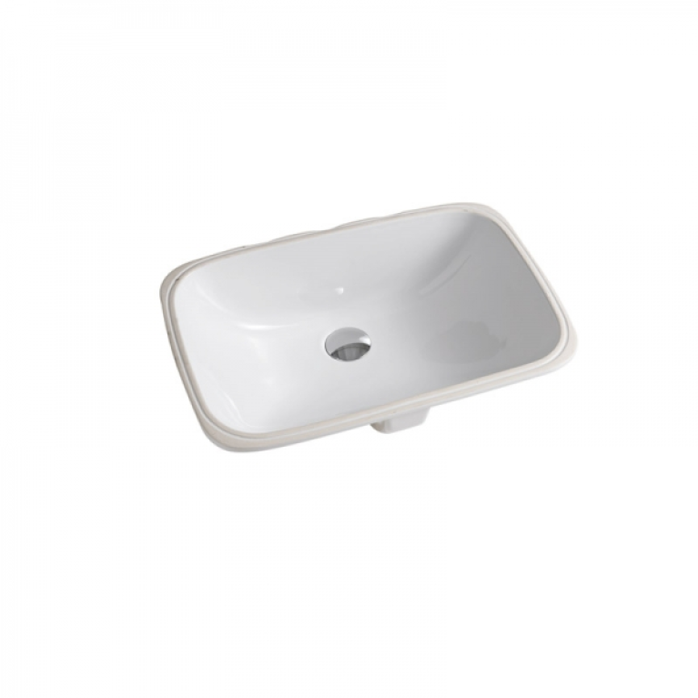 Artceram WASHBASINS NETTUNO  Раковина встраиваемая снизу 56Х38 см, без отв под смеситель,  без крепежа ACA001, цвет белый.