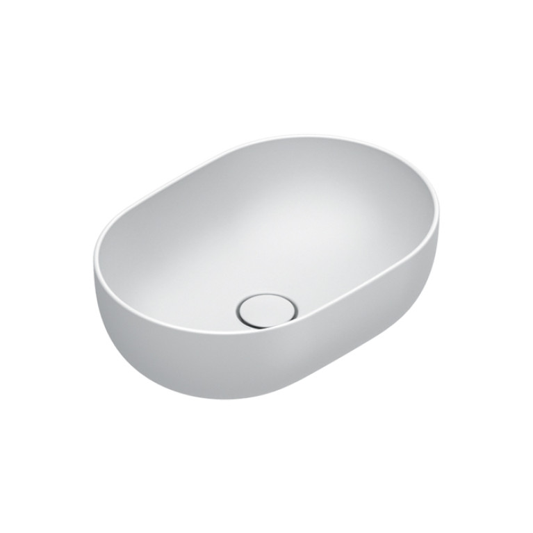 Catalano SFERA Раковина 50x35 h16 накладная, без отв. под смеситель, покрытие Cataglaze+, цвет белый матовый