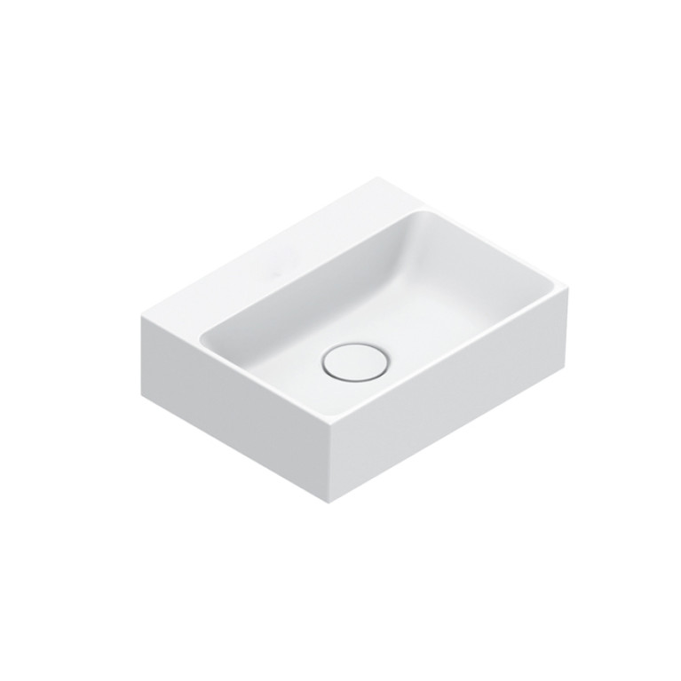 Catalano PREMIUM Раковина 45x35, без отв. под смеситель, покрытие Cataglaze+, цвет белый глянцевый
