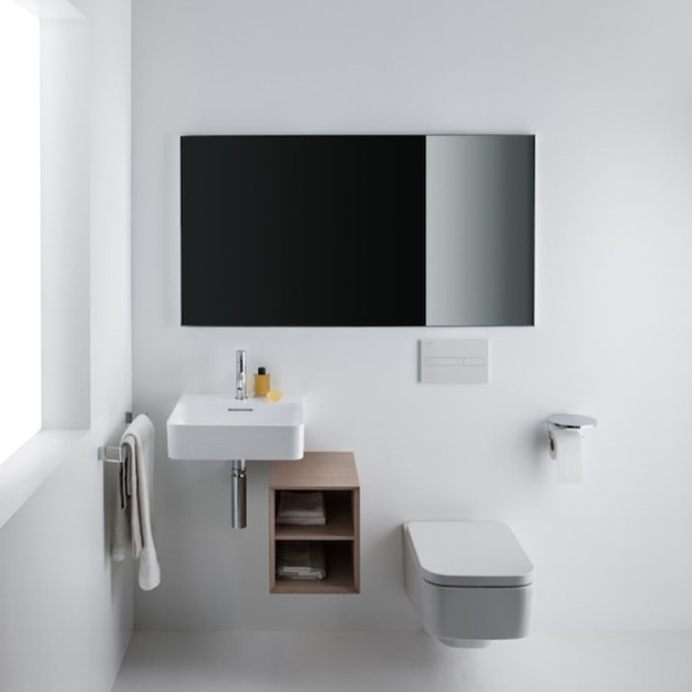 Laufen VAL Раковина 450х420х155мм с 1 отв. под смеситель, с покр. LLC, цвет: белый