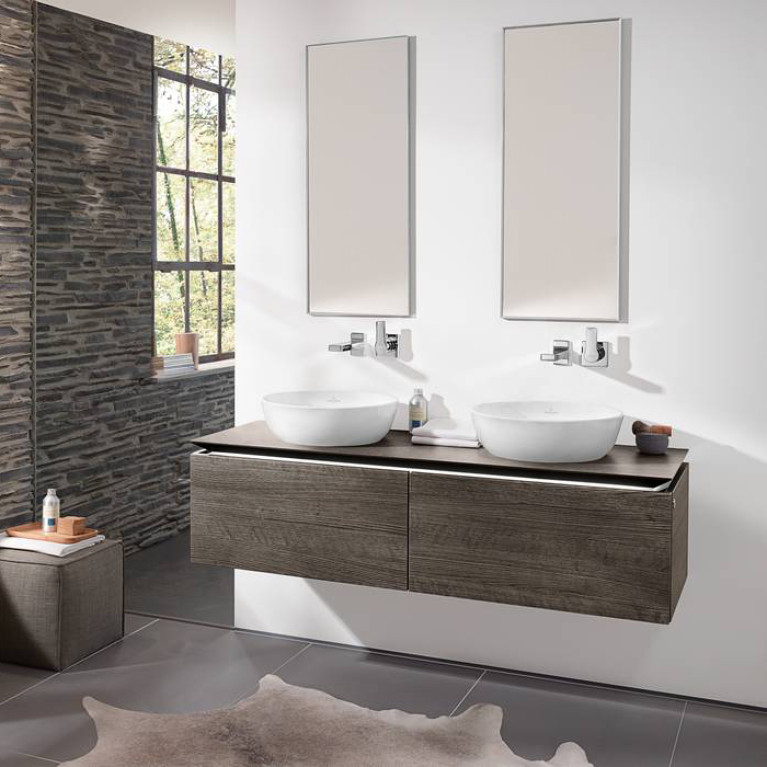 VilleroyBoch Artis Раковина накладная 430*430*125h, без отв. под смеситель, без перелива, TitanCeram, CeramicPlus, цвет альпийский белый