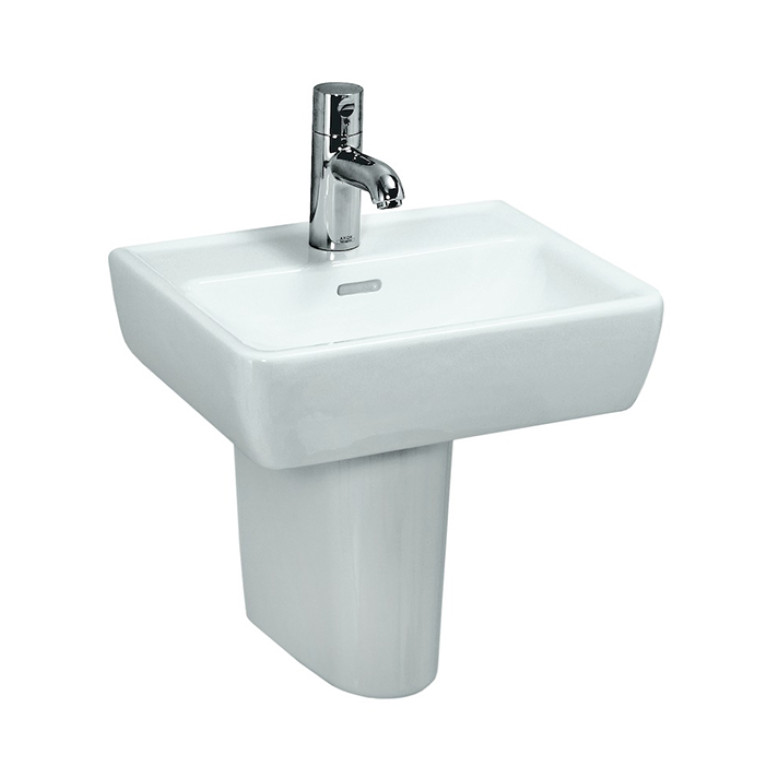 Laufen Pro Раковина мини 45х34х11,5 см,подвесная/накладная с 1отв., c переливом, цвет: белый