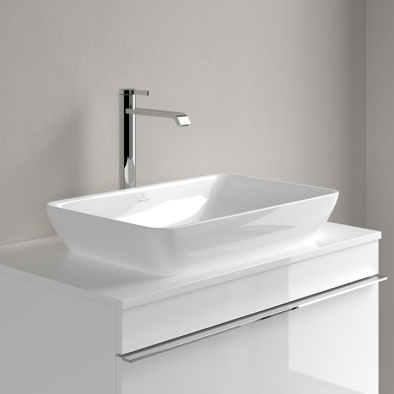 VilleroyBoch Venticello Раковина для установки на столешницу 550*360, цвет альпийский белый