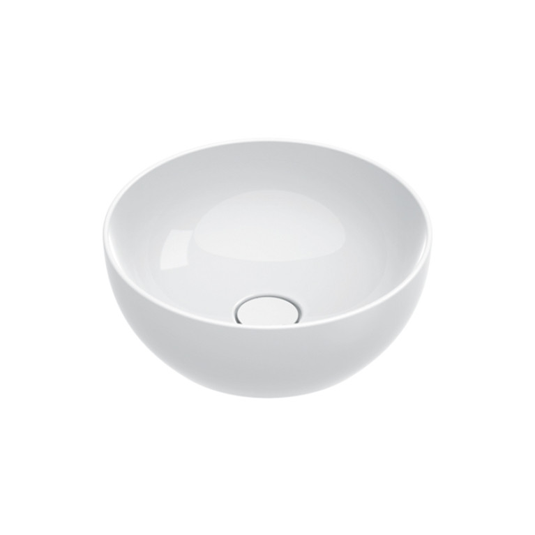Catalano GREEN Раковина D40 h15 накладная, без отв. под смеситель, покрытие Cataglaze+, цвет белый глянцевый