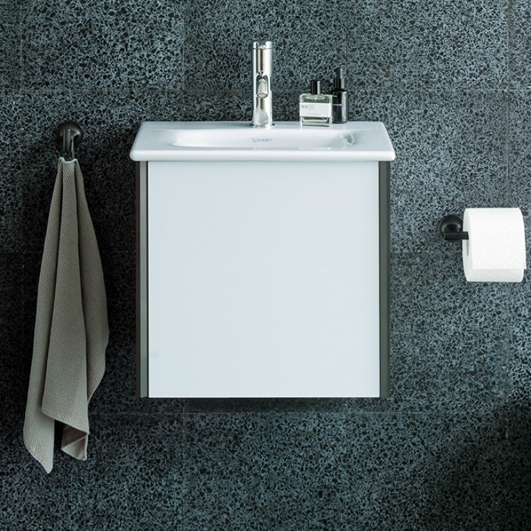 Duravit Viu Раковина подвесная с переливом, выпуск с керам покрытием, 1 отв под смес, 53х43см, покр WonderGliss,  цвет белый
