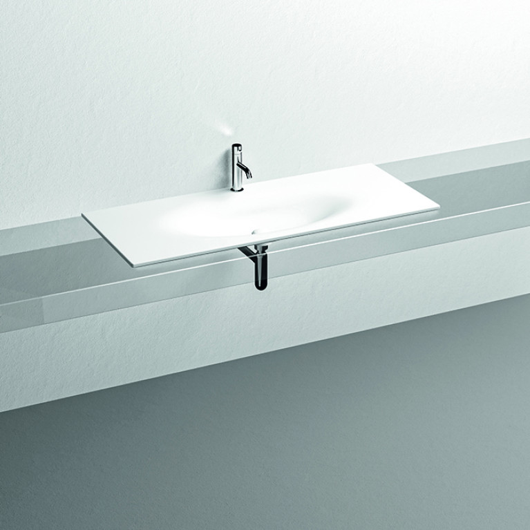 KERASAN SHAPE Раковина 1220х520 мм., встраиваемая, с 1 отверстием для смесителя, цвет белый матовый