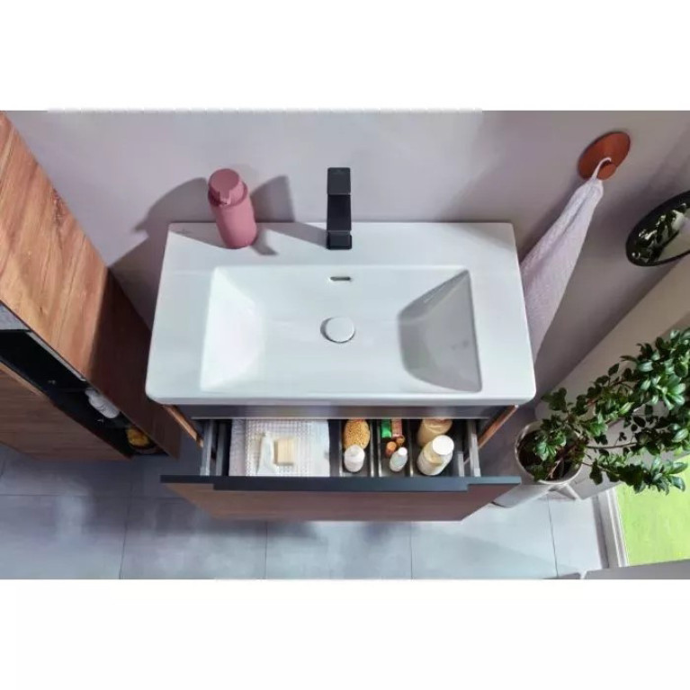 VilleroyBoch Subway 3.0 Раковина для установки на тумбу 800*470мм, с 1 отв. под смеситель, с переливом, нешлифован.цвет альпийский белый
