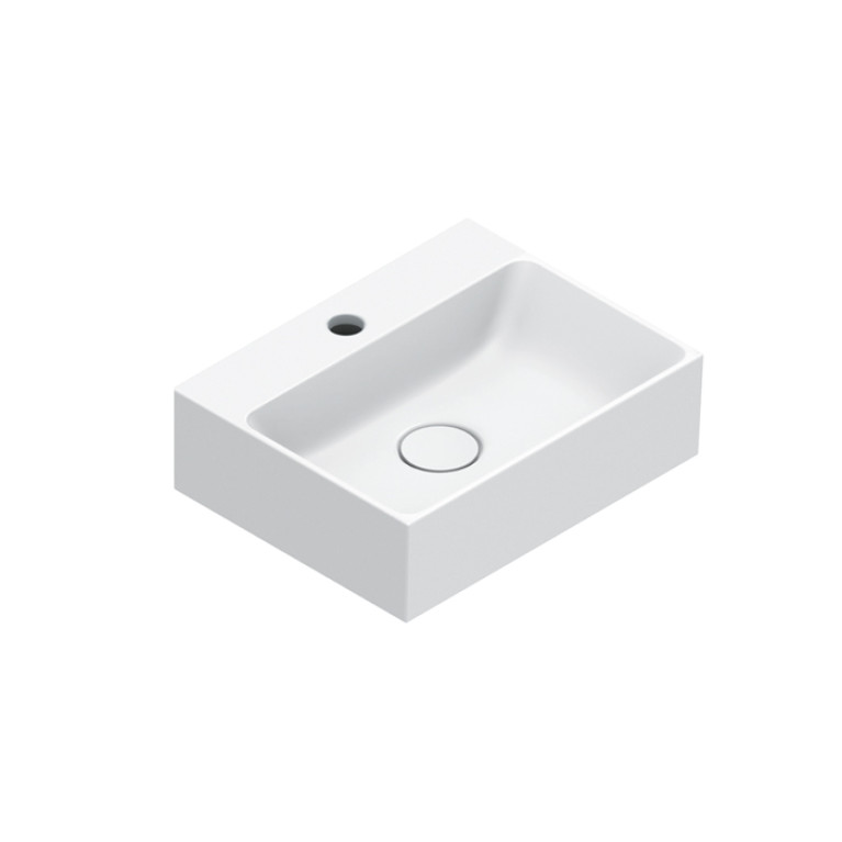 Catalano PREMIUM Раковина 45x35, с 1 отв. под смеситель, покрытие Cataglaze+, цвет белый глянцевый