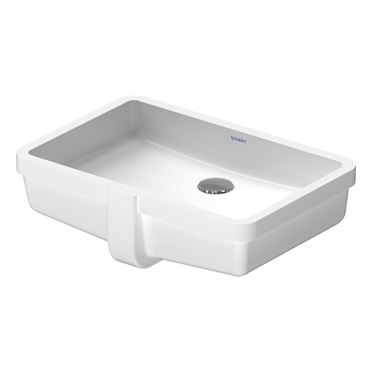 Duravit Vero Раковина 485х315 мм. встр., для встраивания снизу, с перел., без площ. под смес., с WonderGliss (Спец.цена из наличия)