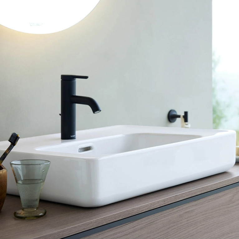 Duravit Soleil by Starck Раковина подвесная/накладная  600х480х145 мм,с 1 отв под смеситель, с переливом,  WonderGliss ,цвет белый