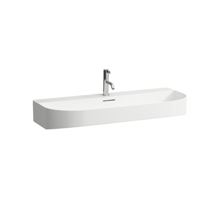 LAUFEN SONAR Раковина 1000x420x145 мм., с 1 отв для смесителя, с переливом, цвет белый (СО склада продаем с базами 4.0548.4.034.04 )