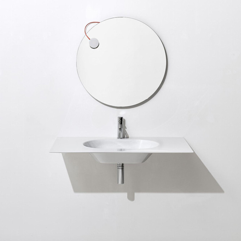 SIMAS WAVE Раковина на столешницу  100x50xh14,5 см, с 1 отв под смеситель,цвет белый
