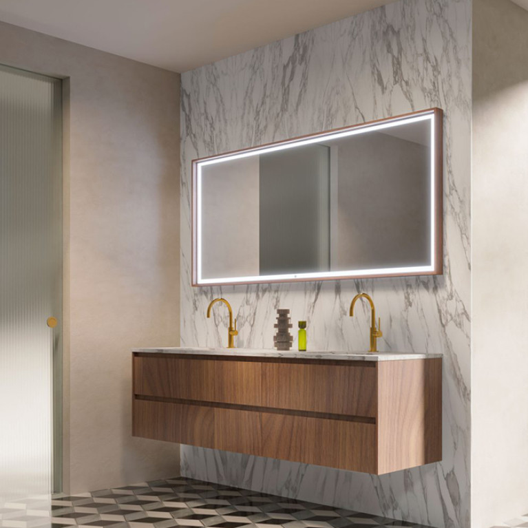 OASIS Раковина 560х370х180 мм., встраиваемая под столешницу, с переливом, цвет белый