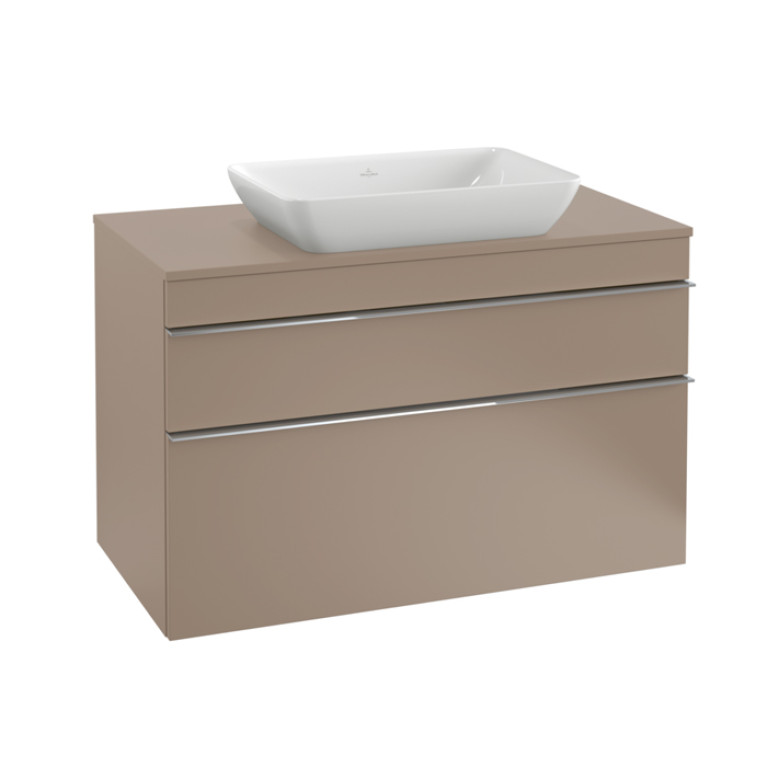 VilleroyBoch Venticello Раковина накладная 550х360х170, без отв. под смеситель, с переливом, CeramicPlus, цвет альпийский белый