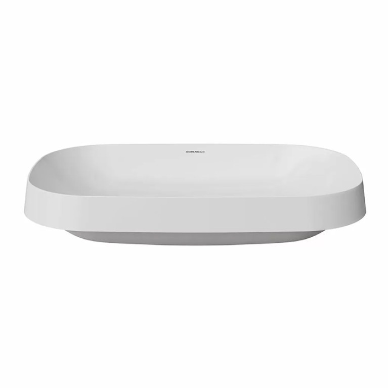 Kerama Marazzi Раковина MAGICA встраиваемая сверху 65,5*42*6см, без отв. под смеситель, без перелива, белая глянцевая