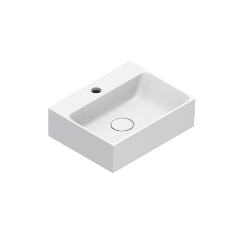 Catalano PREMIUM Раковина 40x32, с 1 отв. под смеситель, покрытие Cataglaze+, цвет белый глянцевый