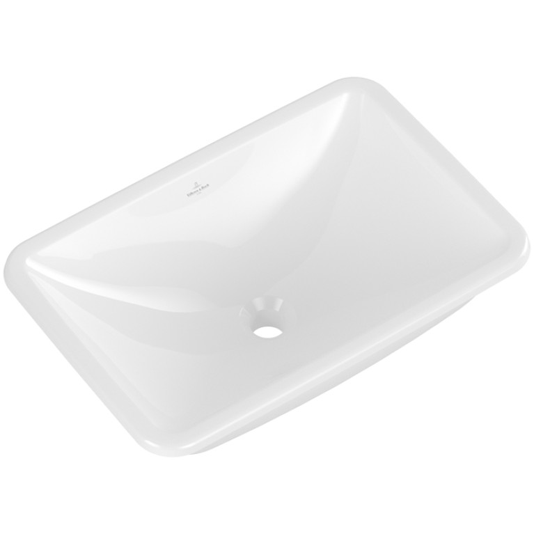 VilleroyBoch LoopFriends Раковина встр. под столешницу 540*340*190, с переливом, цвет альпийский белый