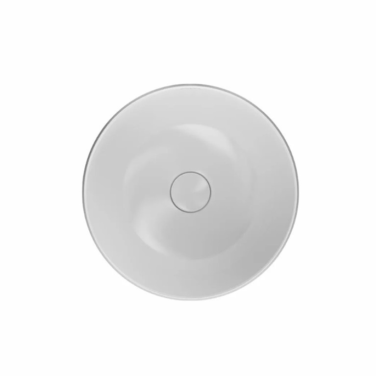 Kerama Marazzi Раковина MAGICA накладная 42,5*42,5*30,5см, без отв. под смеситель, без перелива, белая глянцевая