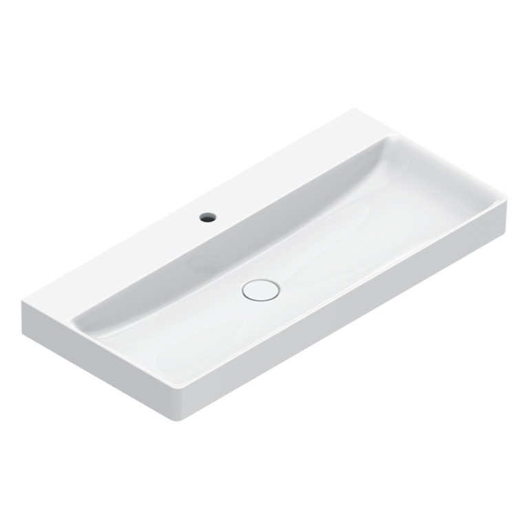 Catalano GREEN Раковина 100x47, с 1 отв. под смеситель, покрытие Cataglaze+, цвет белый глянцевый