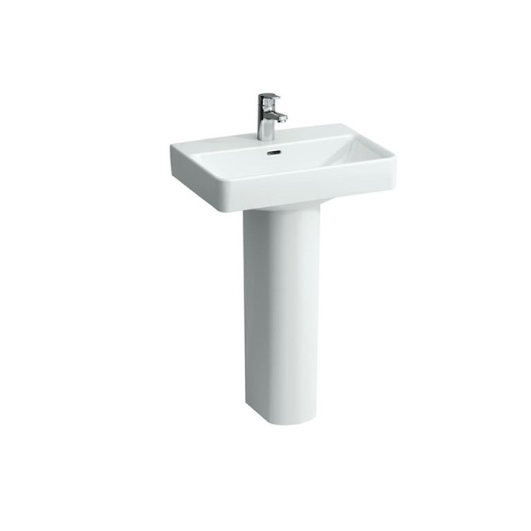 Laufen Pro S Раковина55х38х9,5 см,подвесная/накладная без отв. под смеситель, c переливом, цвет: белый