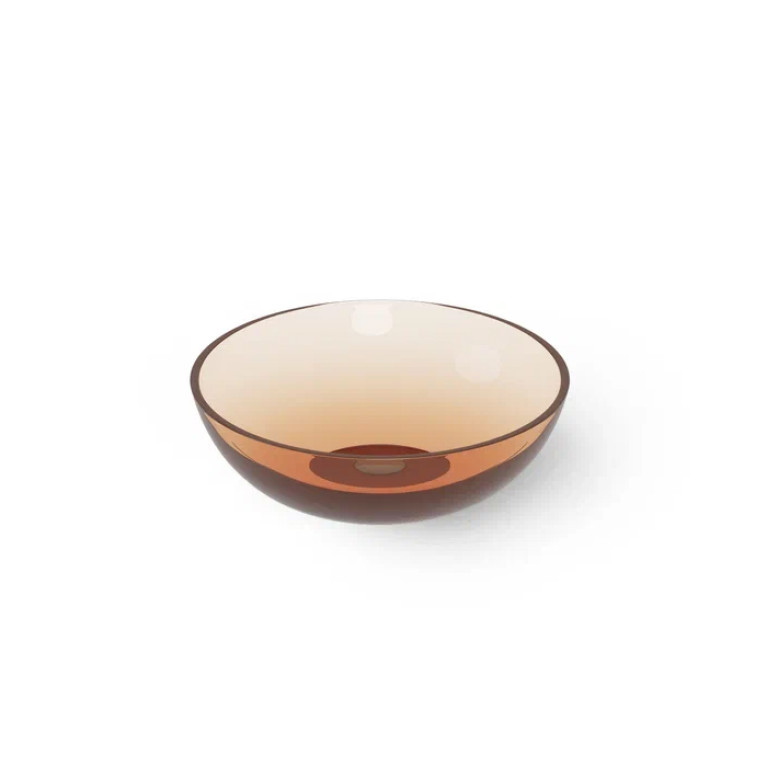 DEA DESIGN Washbasins Раковина настольная 42x42xh16 см, материал: Glasstech прозрачная смола, цвет: Sunset R1