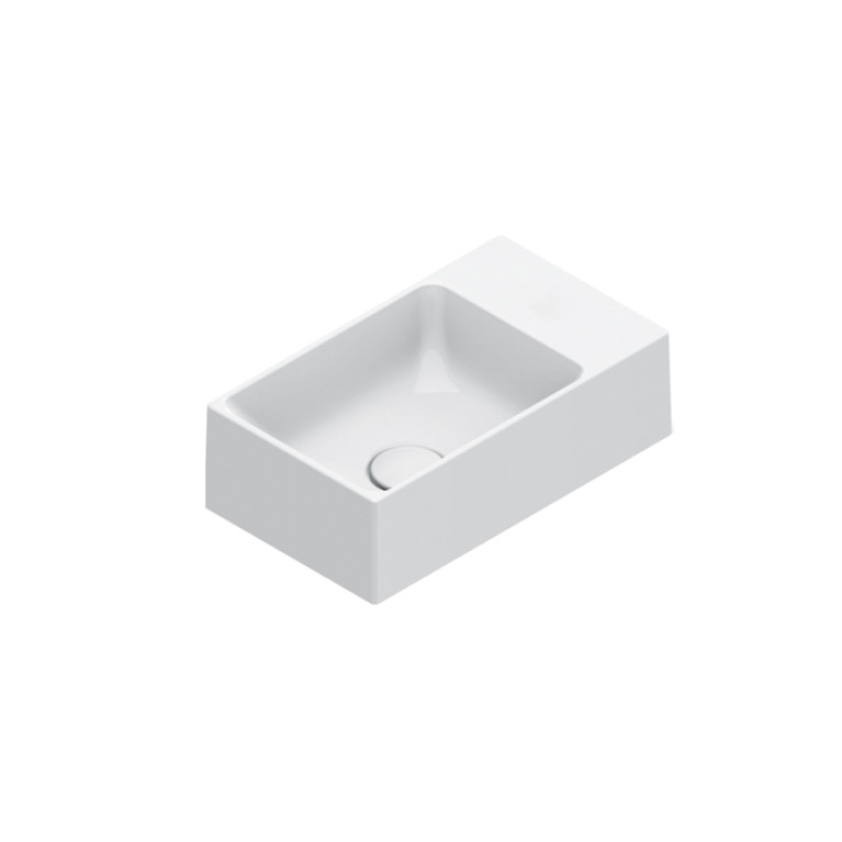 Catalano PREMIUM Раковина 40x23, без отв. под смеситель, покрытие Cataglaze+, цвет белый глянцевый