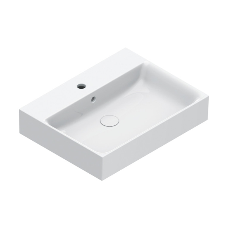 Catalano PREMIUM Раковина 60x47, с 1 отв. под смеситель, покрытие Cataglaze+, цвет белый глянцевый