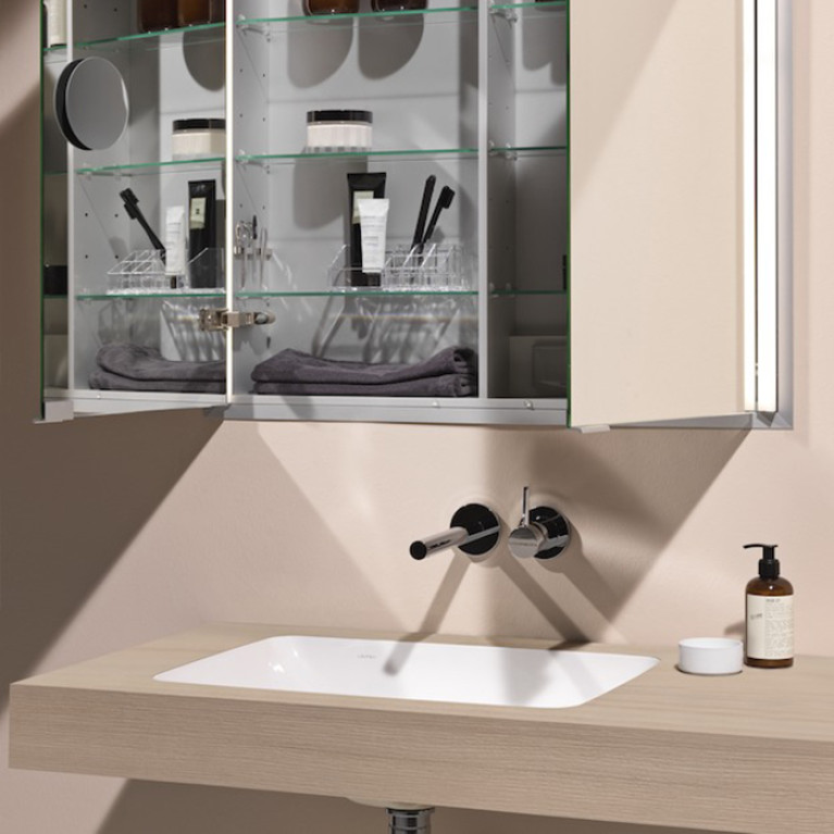 LAUFEN Pro S Раковина встраиваемая снизу 49x36x17 см. обработанная нижняя поверхность, отшлифованный край, цвет белый
