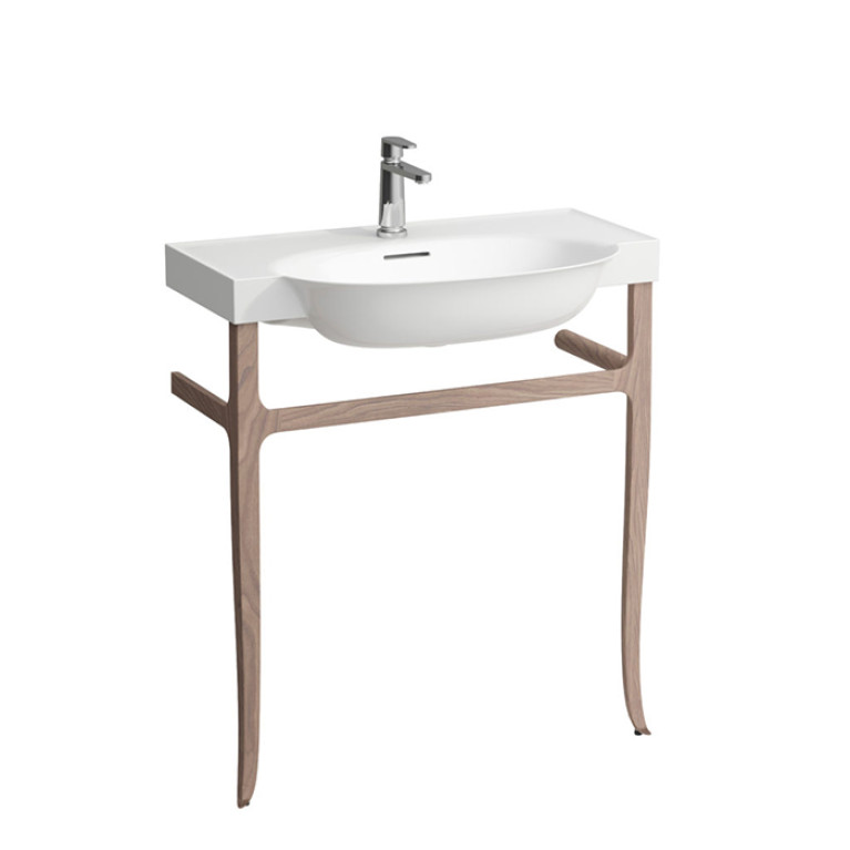 Laufen New Classic Раковина накладная овальная 600х480х75 мм, с 3 отв под смеситель,с переливом, цвет белый
