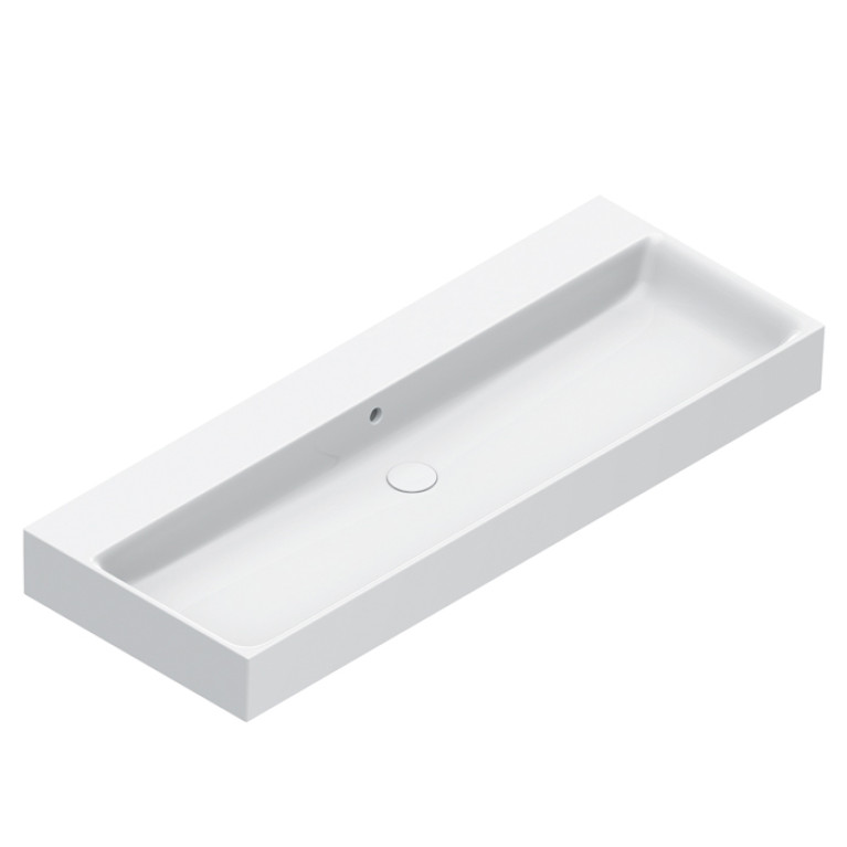 Catalano PREMIUM Раковина 120x47, без отв. под смеситель, покрытие Cataglaze+, цвет белый глянцевый