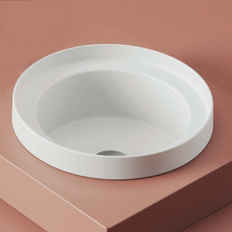 Artceram FUORI SCALA Раковина встраиваемая, d40см, без отв под смеситель, без перелива, цвет: белый